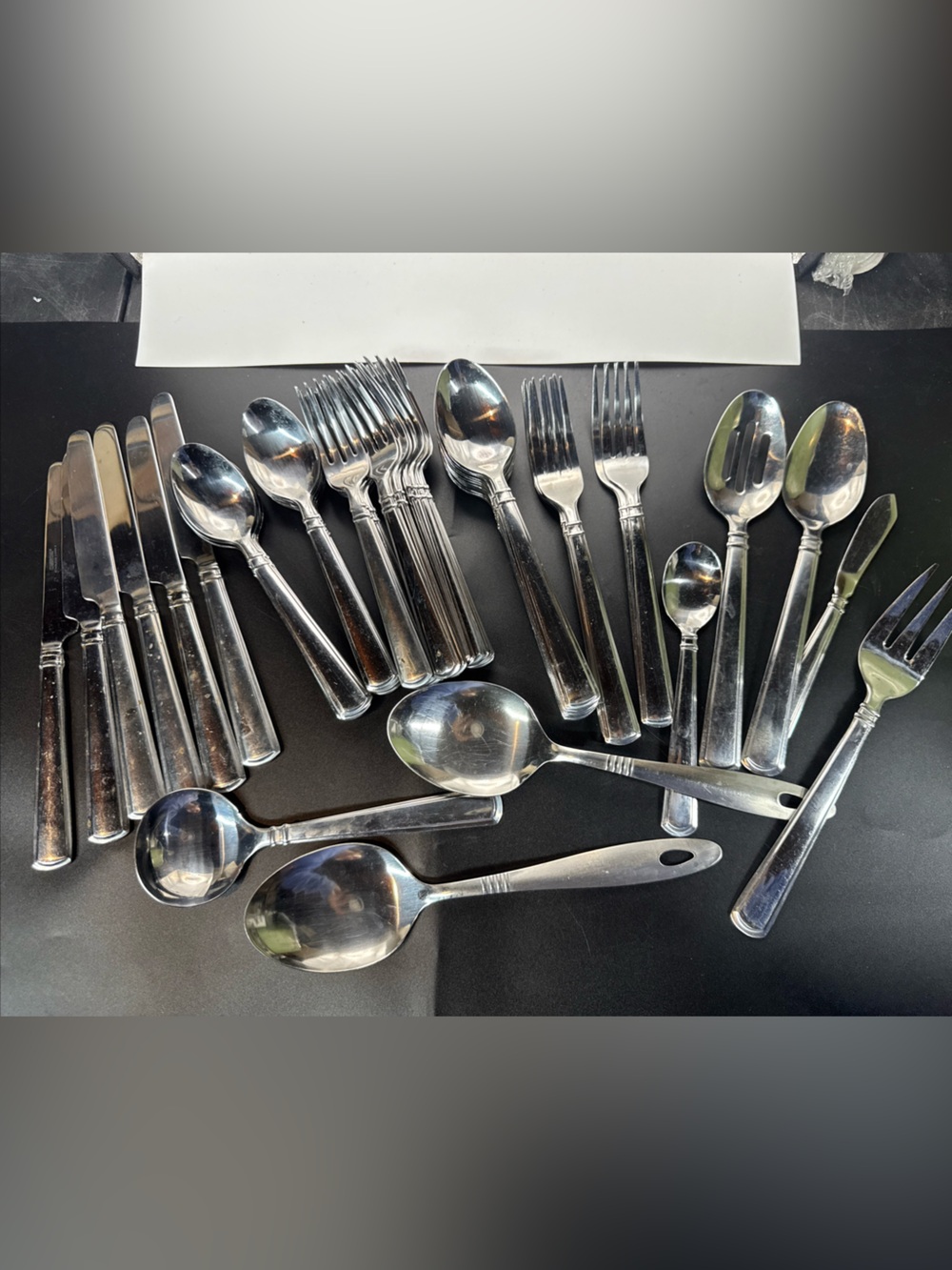 Cambridge Stainless Steel Flatware Lot of 66 Pieces  INFO  SEE PICTURES